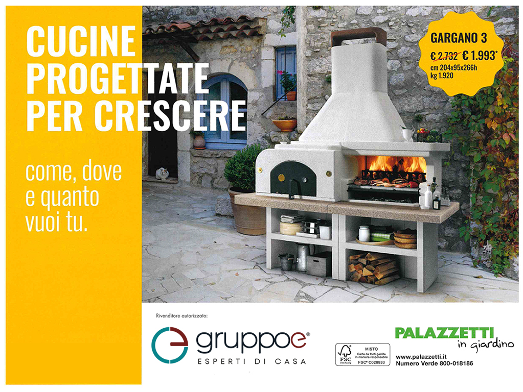 Promozione Palazzetti in giardino | Barbecue Forni | GruppoE Esperti di casa